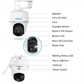  WiFi Reolink Argus PT 2Mp IP  7