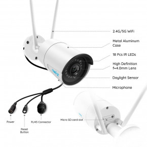   WiFi Reolink RLC-410W 4Mp IP  4