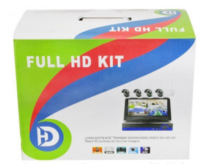    DVR KIT CAD Full HD UKC 8004/6673 Wi-Fi 4ch   4  (77701304) 8