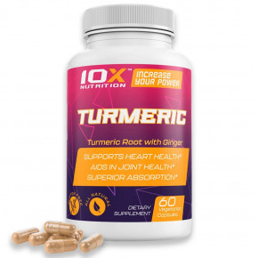   10XNutrition Turmeric 60  