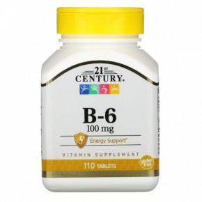 ³ B6 21st Century Vitamin B6 110 