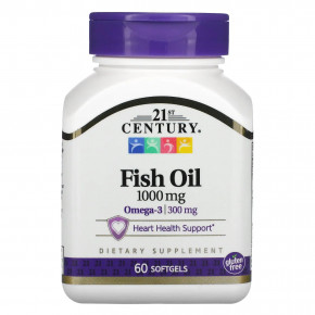 '   -3 21st Century (Fish Oil) 1000  60 