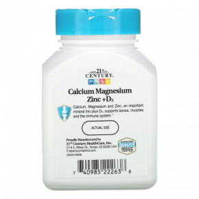      3 21st Century (Calcium Magnesium Zinc + D3) 90  4