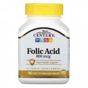 볺  21st Century (Folic Acid) 800  180 