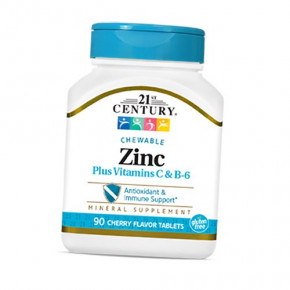   C  B6   21st Century (Zinc Plus Vitamins C amp B-6 Chewable Cherry Flavor)