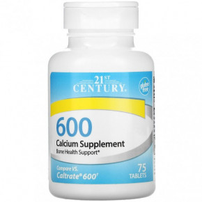  21st Century (Calcium supplement) 600  75 