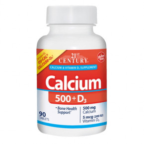  21st Century Calcium 500 + D3 90 