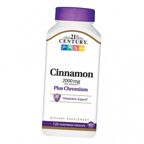  21st Century Cinnamon Plus Chromium 120  (36440042)