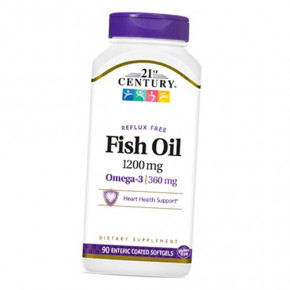 Omega 3 21st Century Fish Oil 1200 90   (67440006)