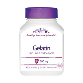    21st Century Gelatin 600 mg 100  (CN3896)