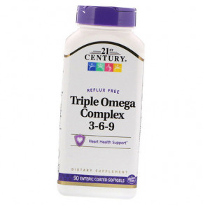  21st Century  Triple Omega Complex 3-6-9 90Softgels