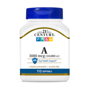 ³ 21st Century Vitamin A 3000 mcg 110 