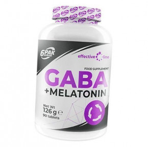  6Pak GABA plus Melatonin 90 tab (72350001)