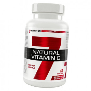 ³   7 Nutrition Natural Vitamin C - 60veg Caps