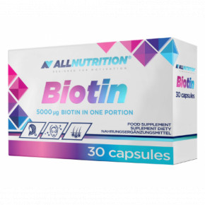  All Nutrition Biotin 5mg - 30 caps 100-13-5354677-20