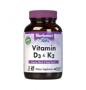  Bluebonnet Vitamin D3  K2 60  