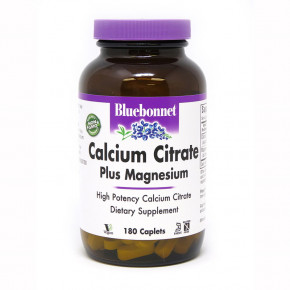    Bluebonnet Nutrition Calcium Citrate Plus Magnesium 180  