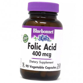   Bluebonnet Nutrition Folic Acid 400 90 (36393116)