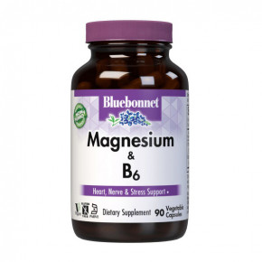  Bluebonnet Nutrition Magnesium & B6 90 veg caps