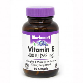    Bluebonnet Nutrition Natural Vitamin E 400IU 50  