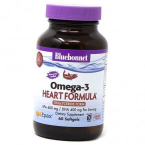  Bluebonnet Nutrition Omega-3 Heart Formula 60 (67393008)