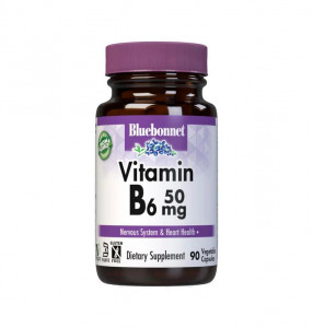  Bluebonnet Nutrition Vitamin B6 50 mg 90 