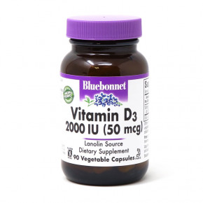    Bluebonnet Nutrition Vitamin D3 2000IU 90  