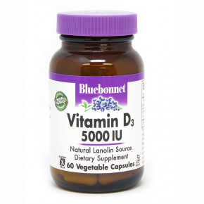 ³   Bluebonnet Nutrition Vitamin D3 5000IU 60 