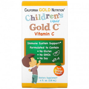     C California Gold Nutrition (Childrens Liquid Gold Vitamin C) 118 