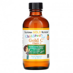     C California Gold Nutrition (Childrens Liquid Gold Vitamin C) 118  4