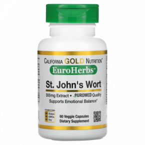   California Gold Nutrition (St. Johns Wort) 300  60 