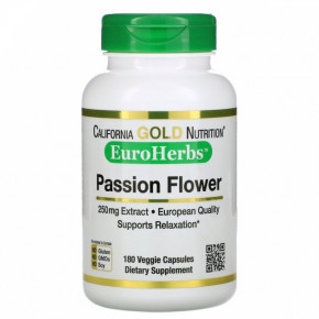  California Gold Nutrition (Passion Flower EuroHerbs) 250  180  