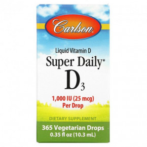  D3 Carlson Labs (Vitamin D3) 1000  10.3  (CAR-01270)