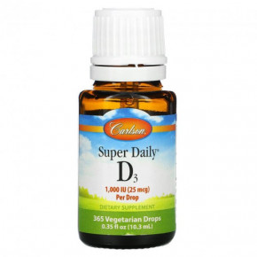  D3 Carlson Labs (Vitamin D3) 1000  10.3  (CAR-01270) 4