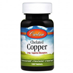 ³   Carlson Labs Chelated Copper 100 