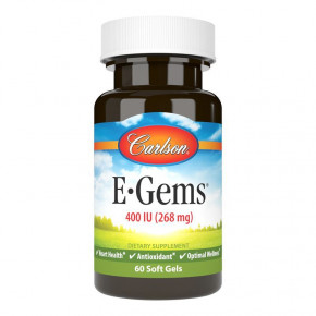  Carlson Labs E-Gems 400 IU 60  