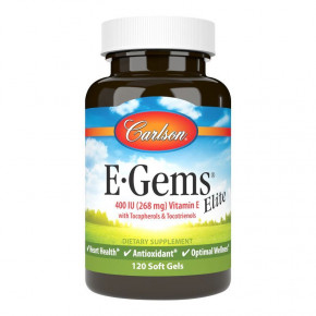  Carlson Labs E-Gems 400 IU Elite 120  