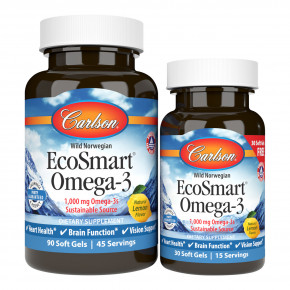  Carlson Labs EcoSmart Omega-3 90+30  