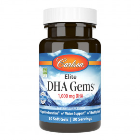  Carlson Labs Elite DHA Gems 30  