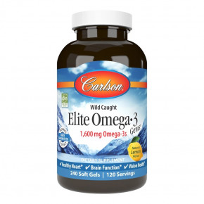   Carlson Labs Elite Omega-3 Gems 240  