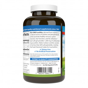  Carlson Labs Lecithin 1200 mg 100   4