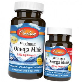   Carlson Labs Maximum Omega Minis 80  (67353035)