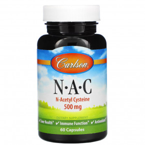  Carlson Labs N-A-C 500 mg 60  