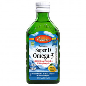   Carlson Labs Super D Omega-3 250  