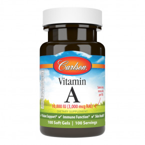 ³ Carlson Labs Vitamin A 10000 IU 100 