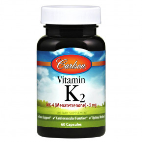    Carlson Labs Vitamin K2 MK-4 Menatetrenone 60  