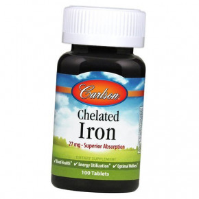  Carlson Labs Chelated Iron 100 (36353072)