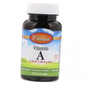  Carlson Labs Vitamin A 25000 100 (36353073)