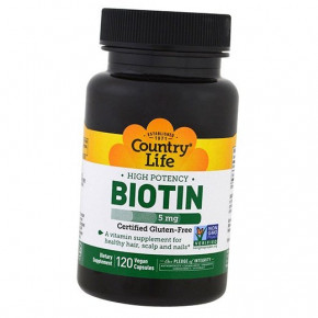 ³ Country Life Biotin 5000 120  (36124037)