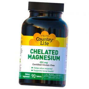   Country Life Chelated Magnesium 250 90  (36124105)